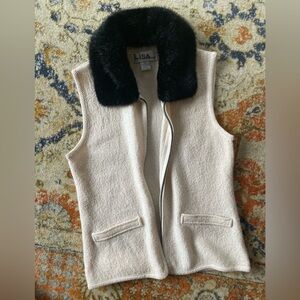 Vintage Lisa international wool vest